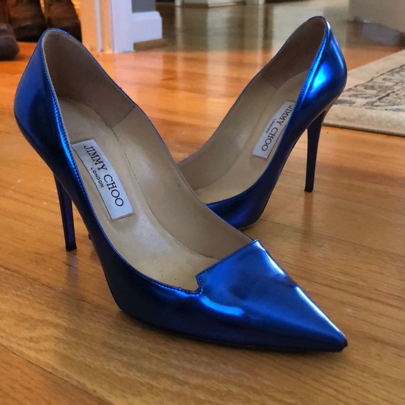 Jimmy Choo Shoes - Jimmy Choo “Mirror” Aegean leather heels